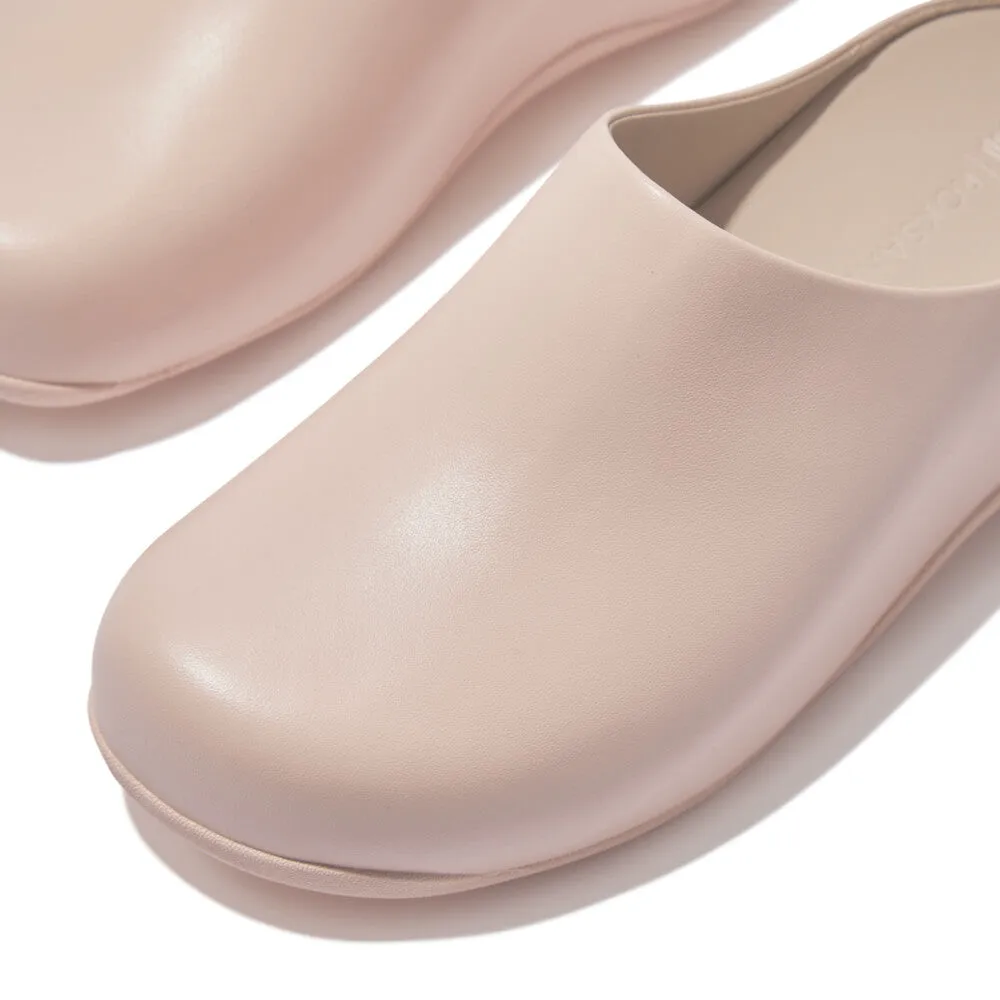 Fitflop Shuv x Roksanda Leather Clog Oyster Sand
