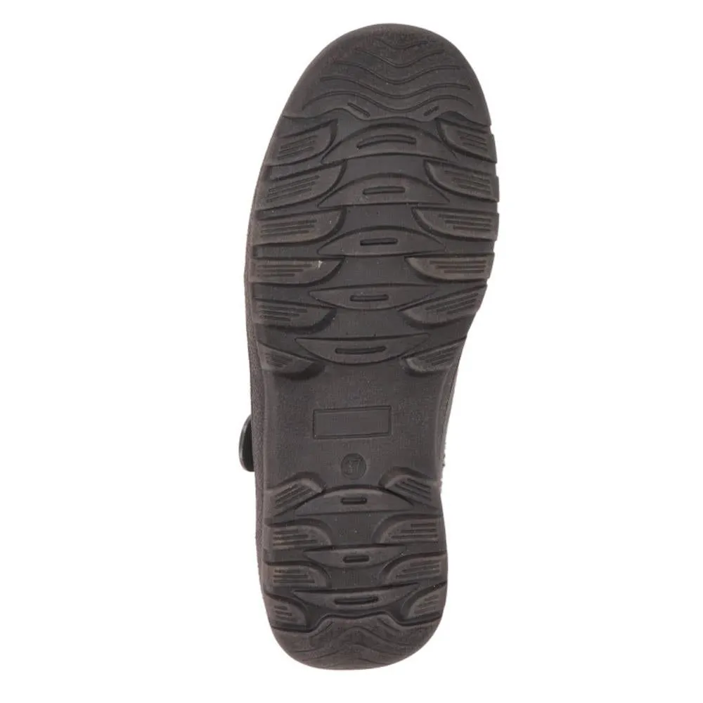 Fleece-Lined Suede Mule Clogs - BRK38007 / 324 256