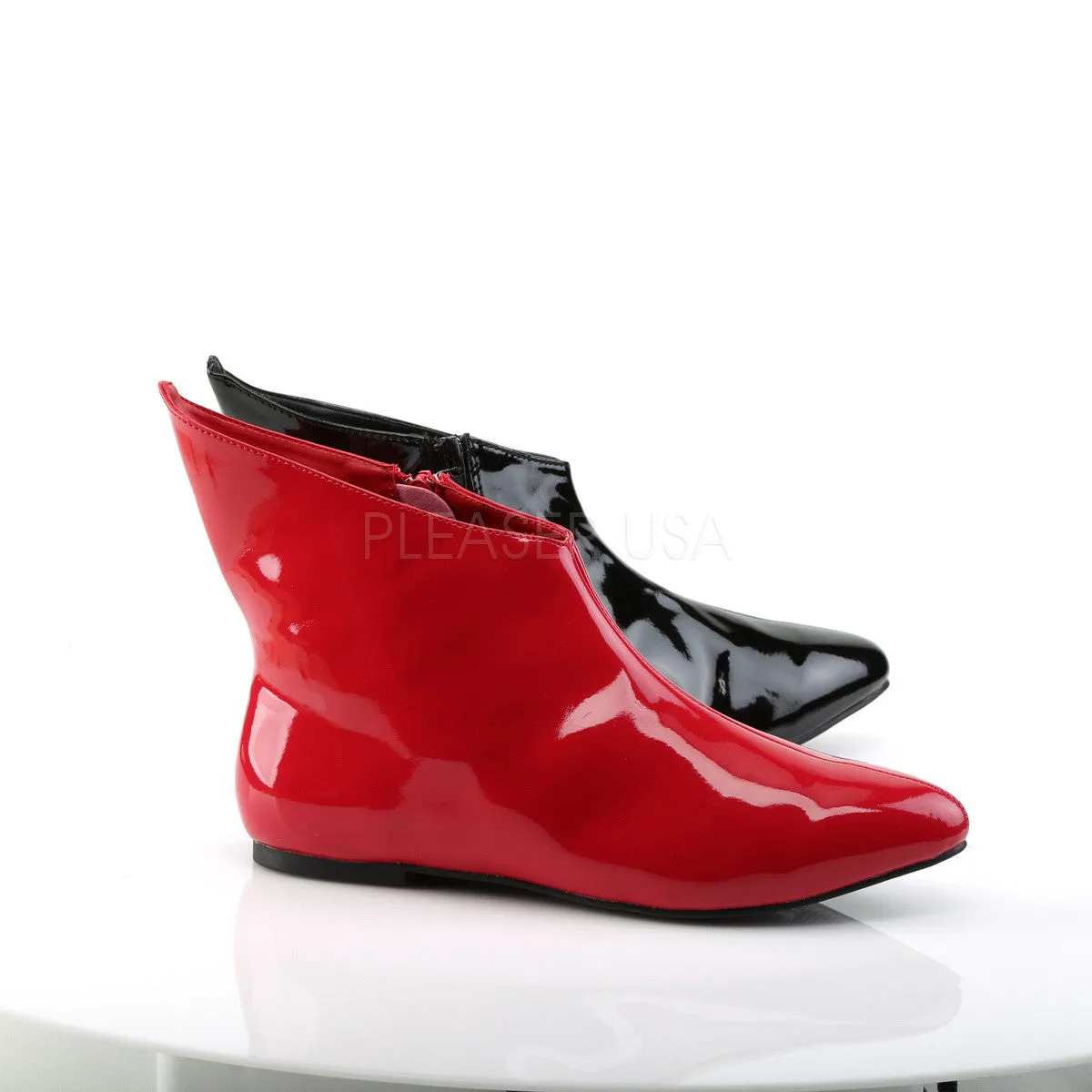Funtasma VAIL-152HQ Black and Red Villain Boots