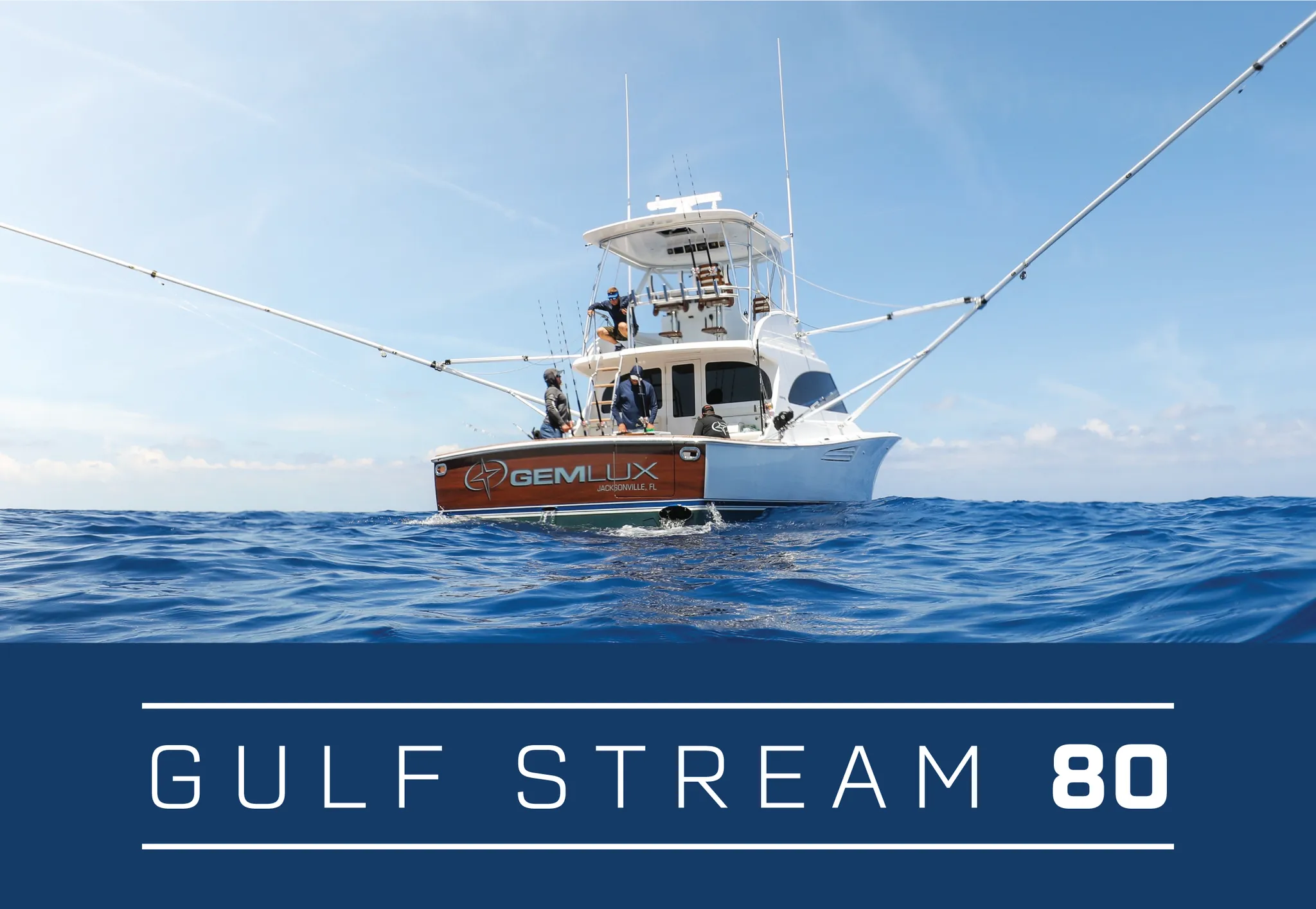 Gemlux Gulf Stream 80 Outrigger Length Up To 40' 