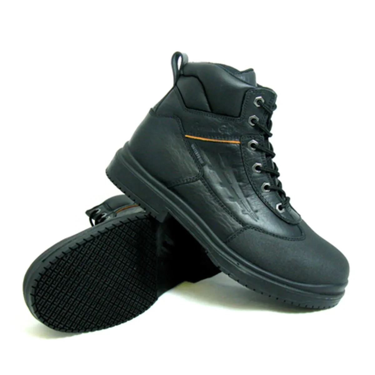 Genuine Grip Footwear- 7800 Black Women's Waterproof Steel Toe Boot