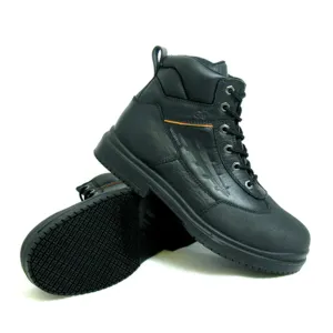 Genuine Grip Footwear- 7800 Black Women's Waterproof Steel Toe Boot