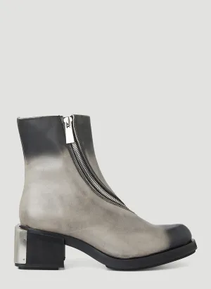 GmbH Sprayed Zip Ankle Boots