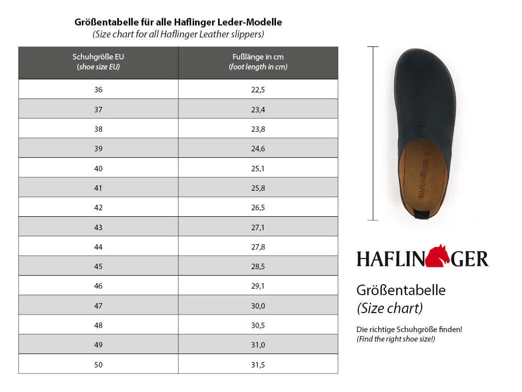 HAFLINGER Men Women leather Clogs 'Porto', dark brown