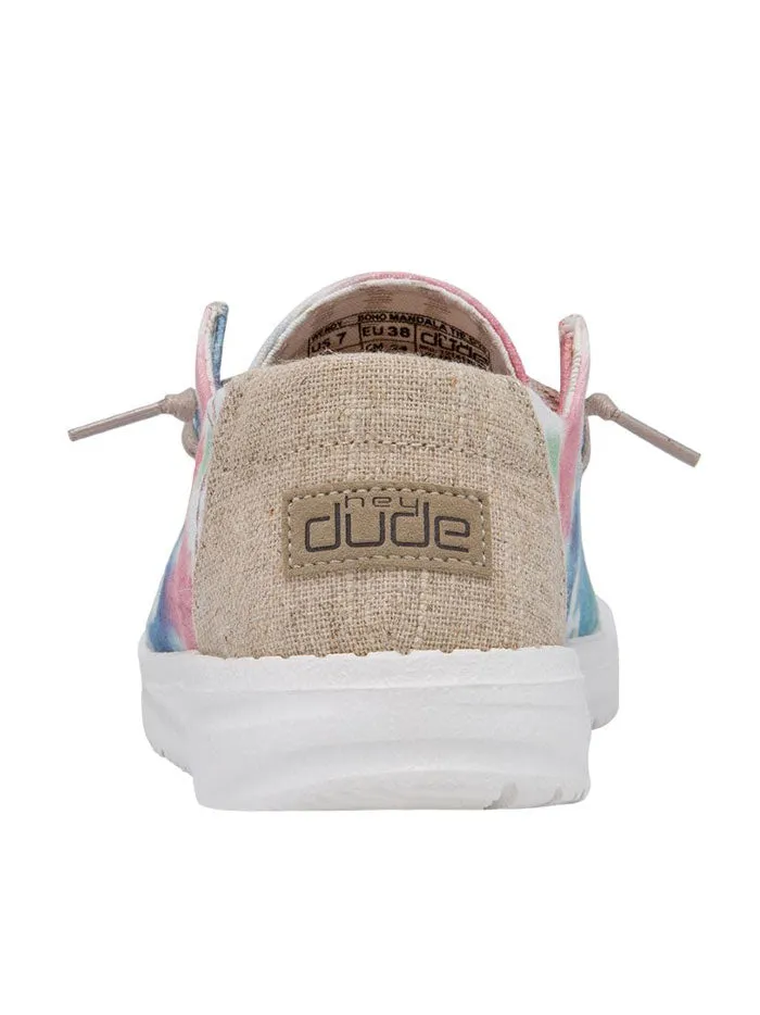 Hey Dude 121419863 Womens Wendy Boho Shoe Mandala Tie Dye - 5