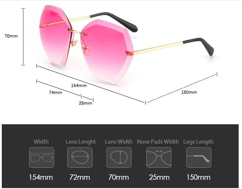 High Quality Style Elegant Fashion Designer Sunglasses for Women