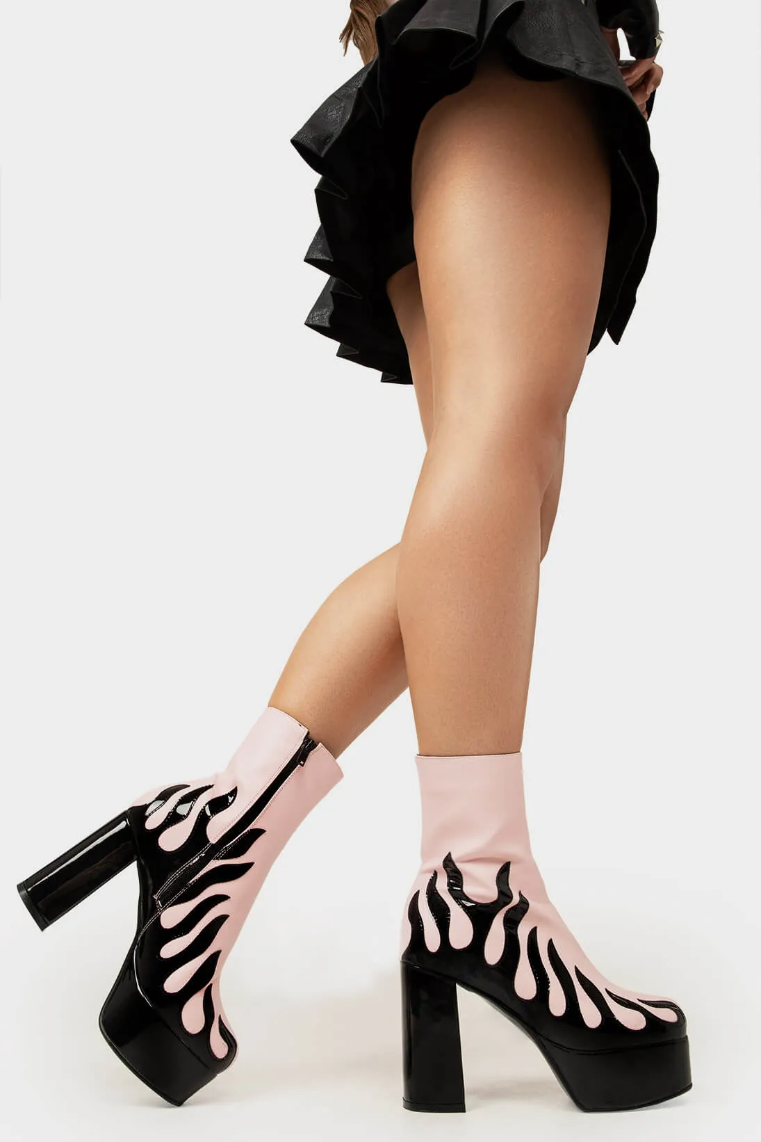 High Voltage Platform Ankle Boots