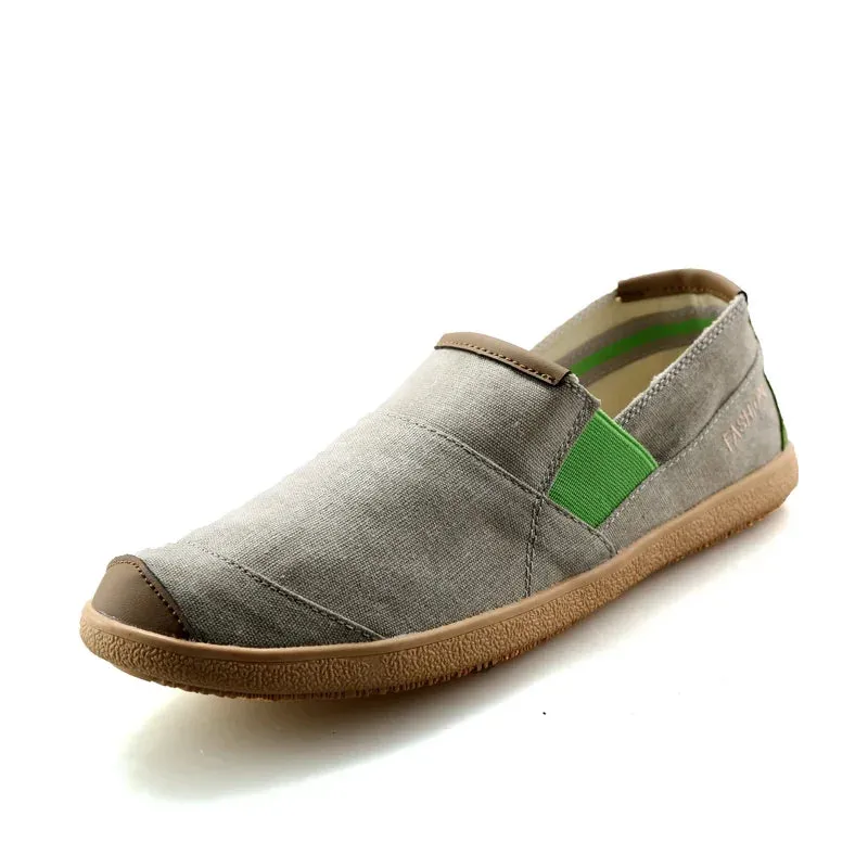 Hnzxzm Fashion Canvas Shoes Men Lazy Youth Slip-on Walking Sneakers Mens Luxury Brand Casual Shoes Big Size 36 Canvas Driving Loafers