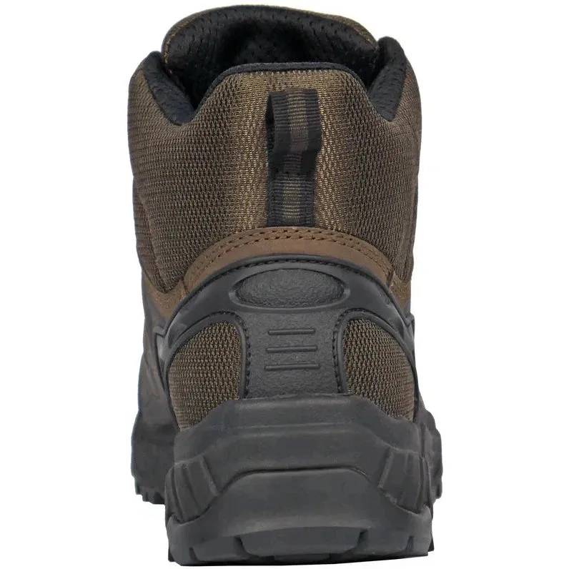 Hoss Men's Eric Hi Oblique Toe Slip Resist Work Shoe - Brown 50239