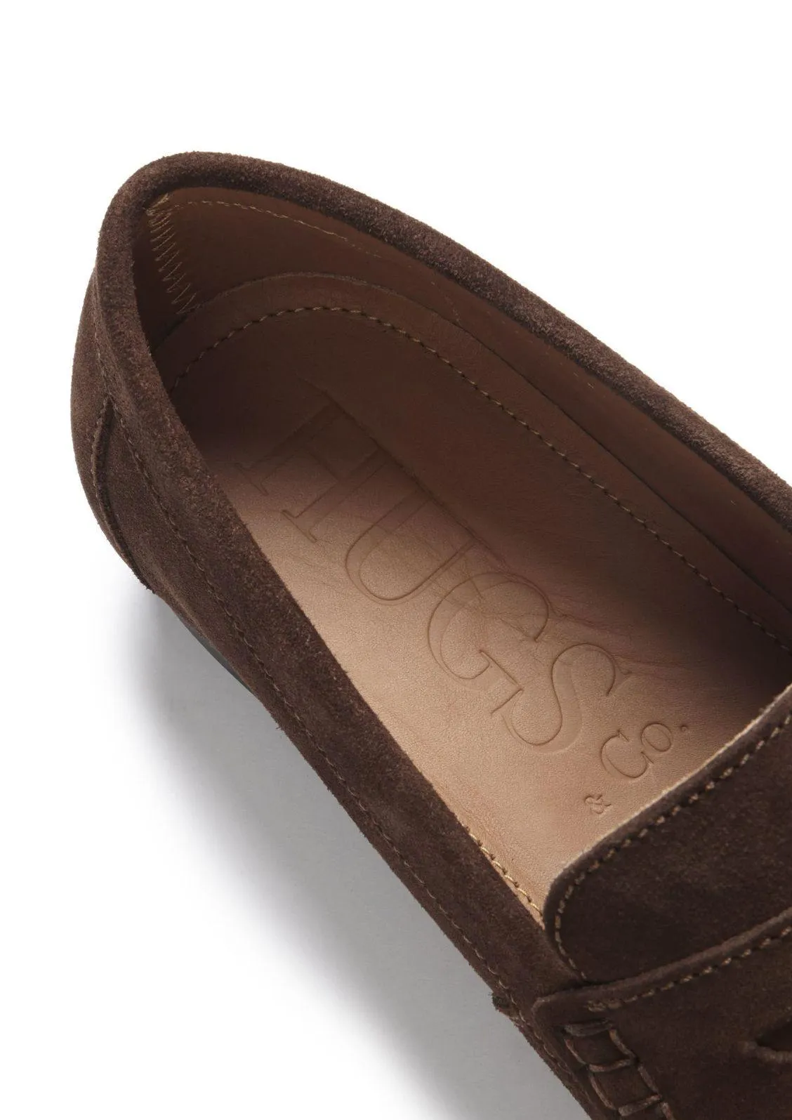 Hugs & Co Men's Luxury Leather Boat Loafer