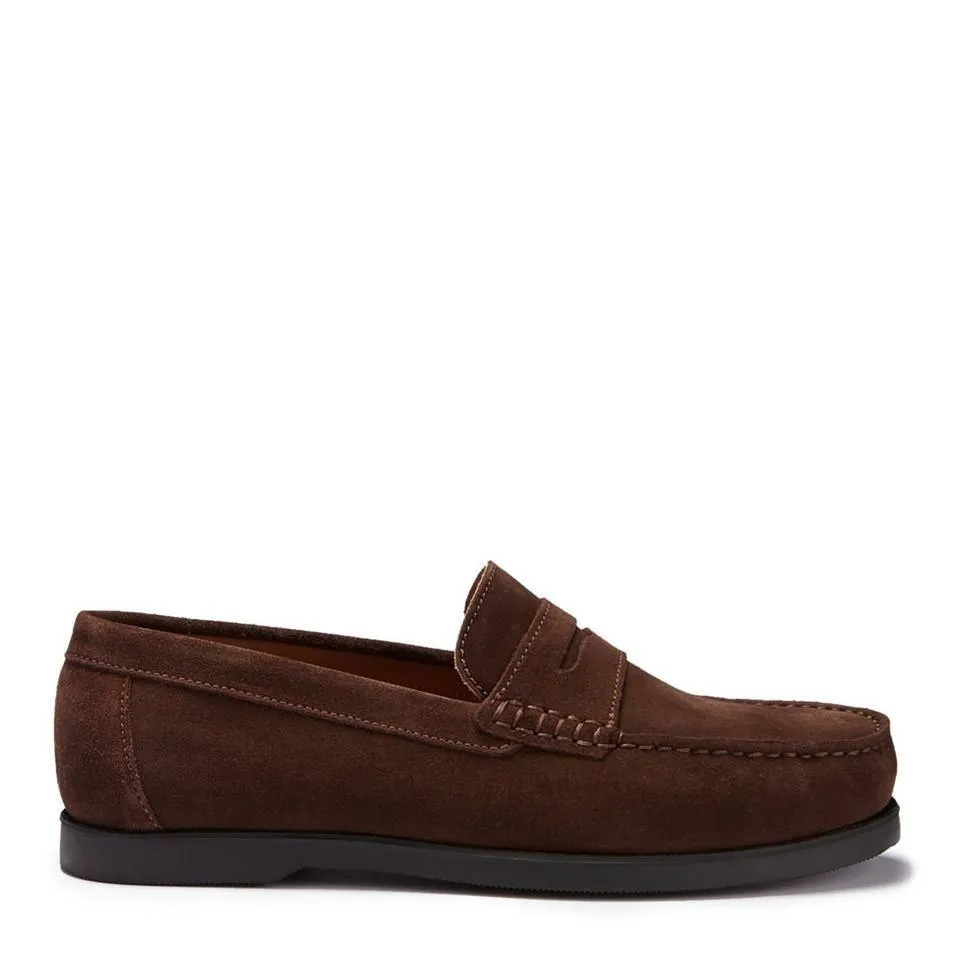 Hugs & Co Men's Luxury Leather Boat Loafer