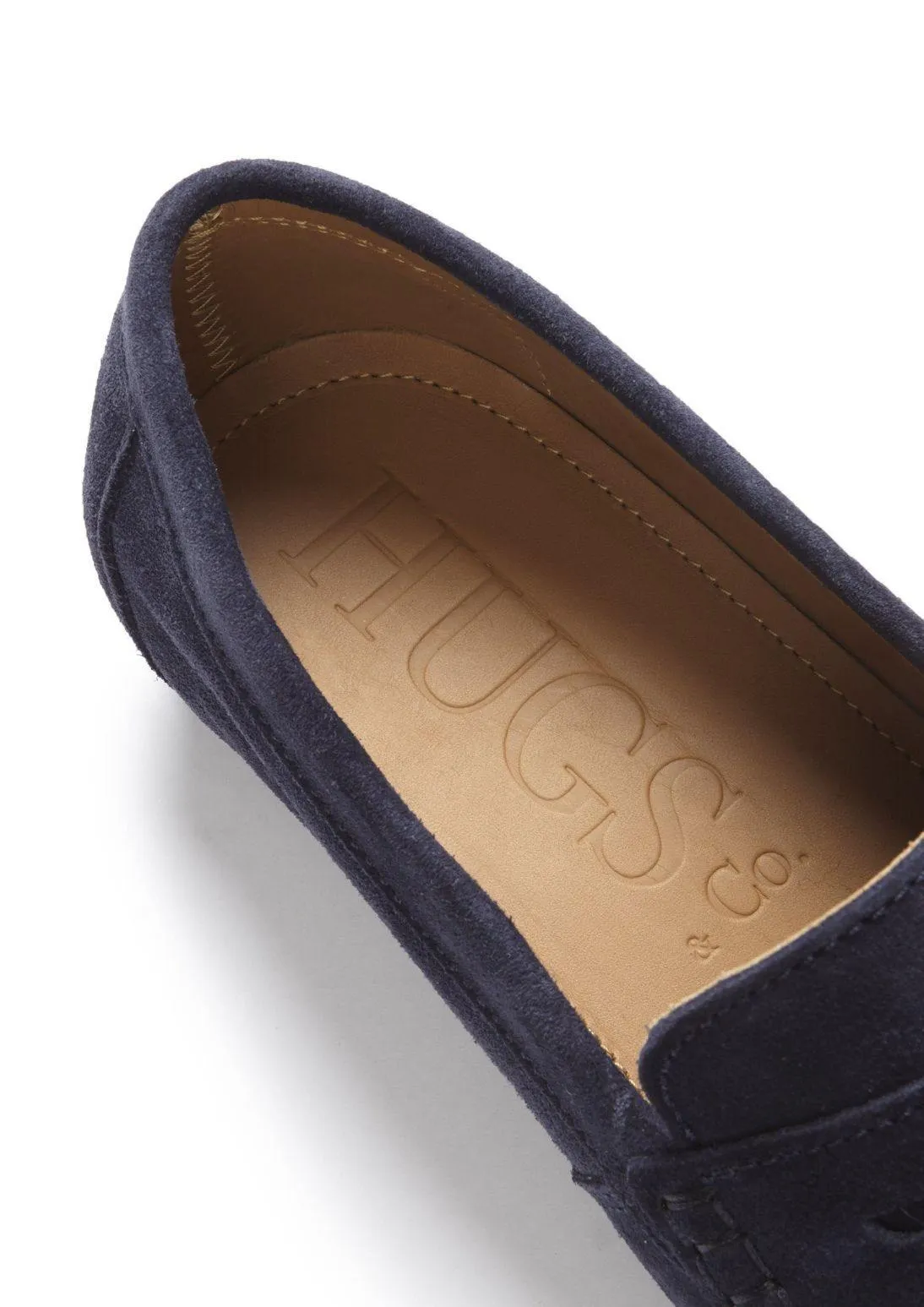 Hugs & Co Men's Luxury Leather Boat Loafer