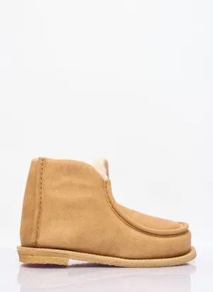 JW Anderson Suede Padded Ankle Boots
