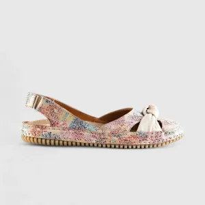 Karyoka Comfort Leather Casuals 6436 Beige Multi