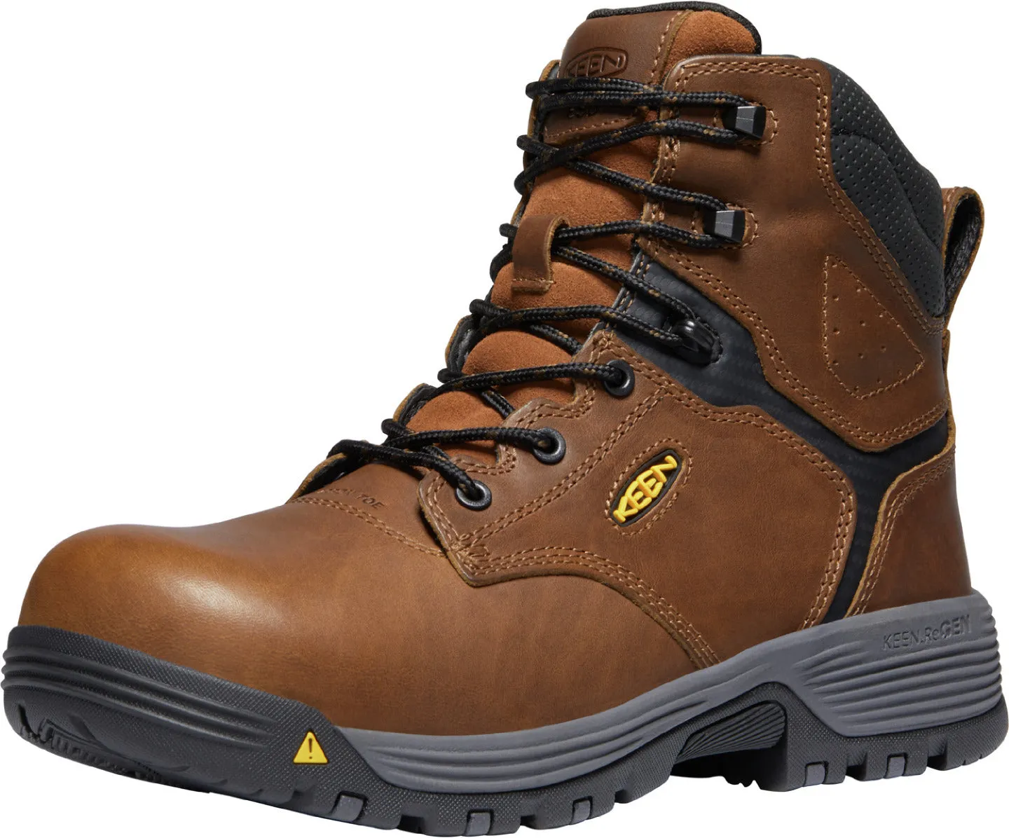 'Keen Utility' Men's 6" Chicago ESD Carbon Toe - Tobacco / Black