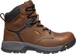 'Keen Utility' Men's 6" Chicago ESD Carbon Toe - Tobacco / Black