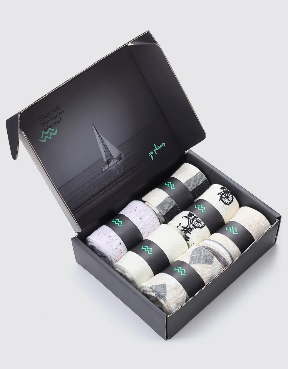 Lady Touch Crew Socks 6 Pack