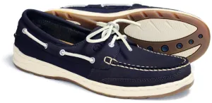 LAGOON Ladies Indigo Blue Nubuck Boat Shoe by Orca Bay
