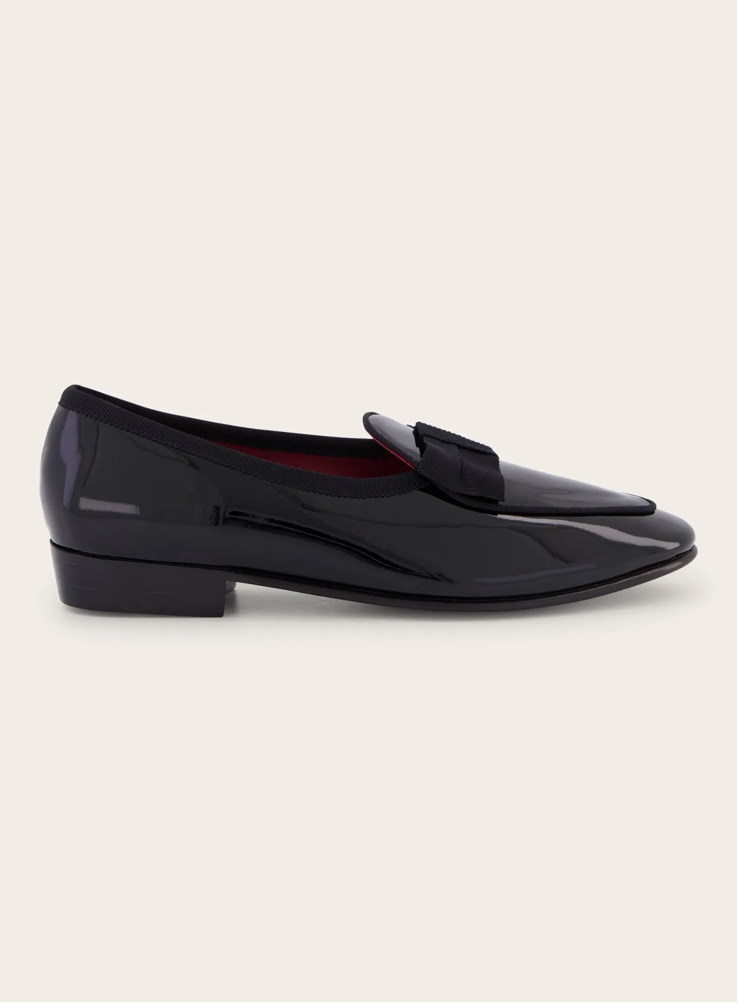 Lakleren loafers
