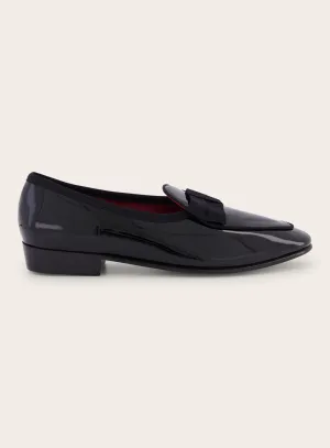 Lakleren loafers