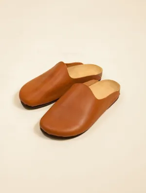 Leather Mule Slip-on (Tan)