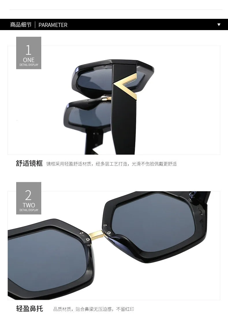 Leopard Fashion Women's Polygon Clear Glasses Reading Eyeglasses