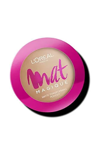 L'Oreal Paris Mat Magique All-In-One Pressed Powder G2 Golden Ivory, 6g