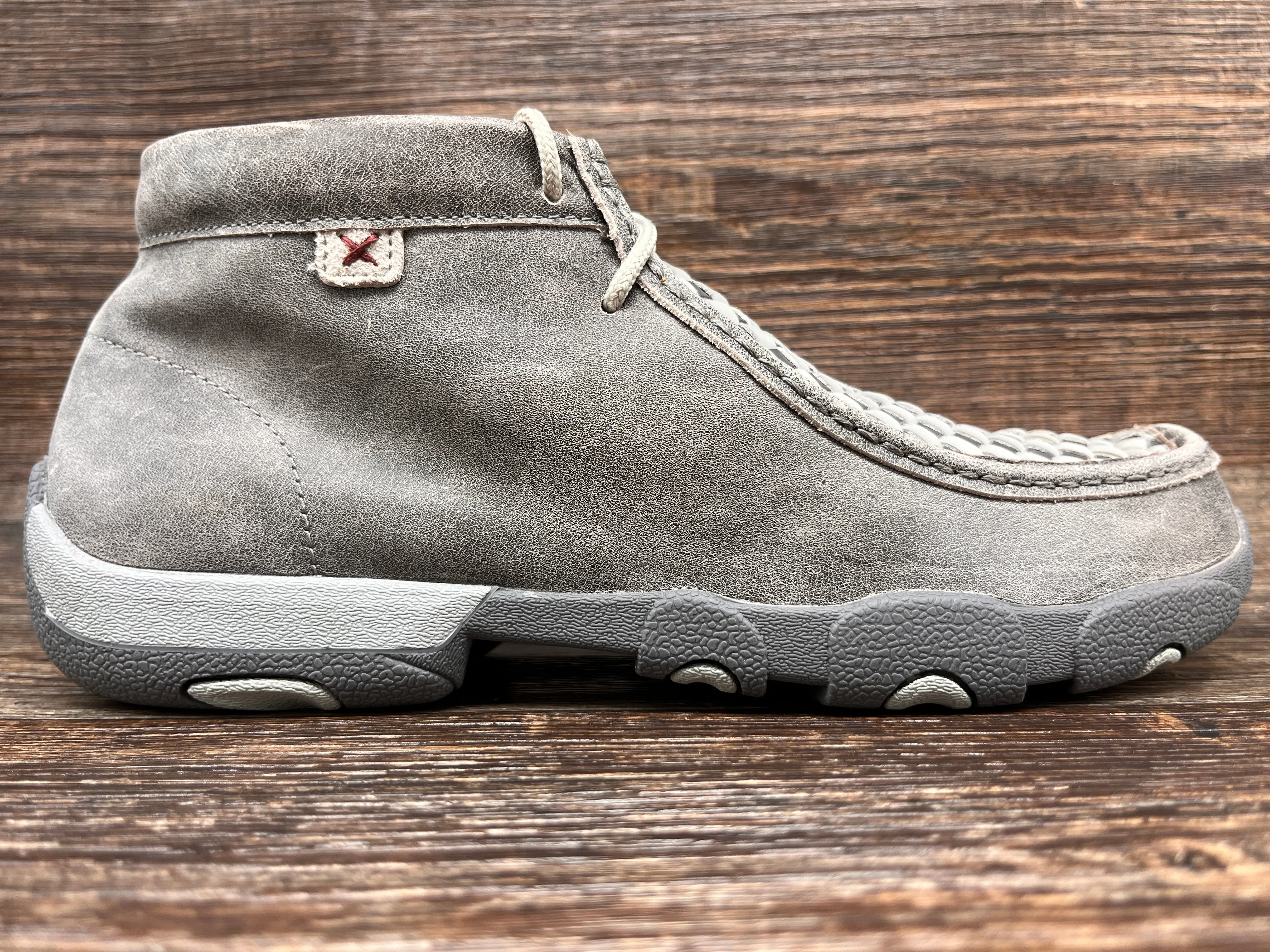 mdm0073 Men's Basketweave Lace Up Driving Moc by Twisted X
