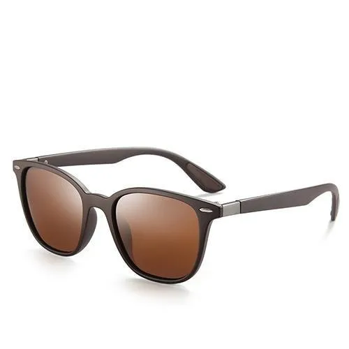 Men and Women Classic Design Polarized Square Frame Sungasses