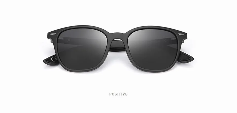 Men and Women Classic Design Polarized Square Frame Sungasses