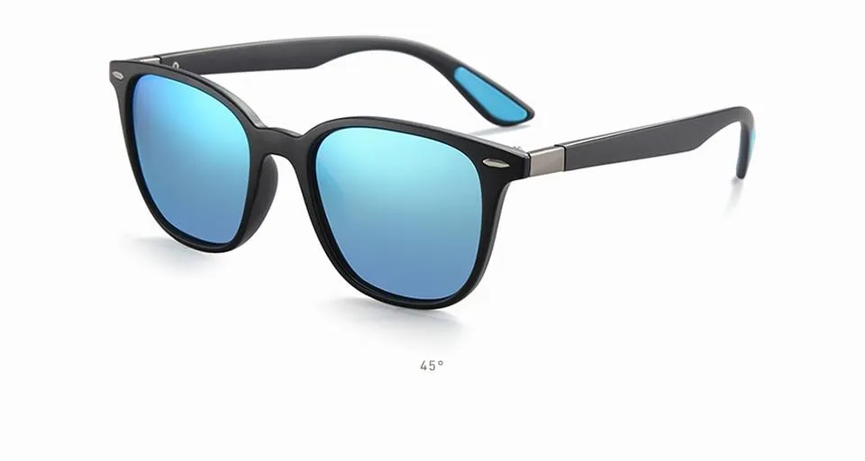 Men and Women Classic Design Polarized Square Frame Sungasses