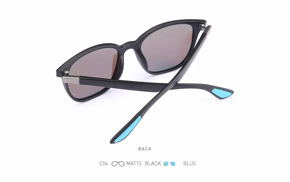 Men and Women Classic Design Polarized Square Frame Sungasses