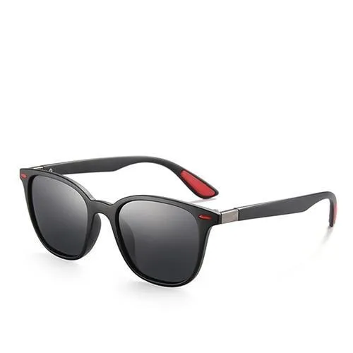Men and Women Classic Design Polarized Square Frame Sungasses