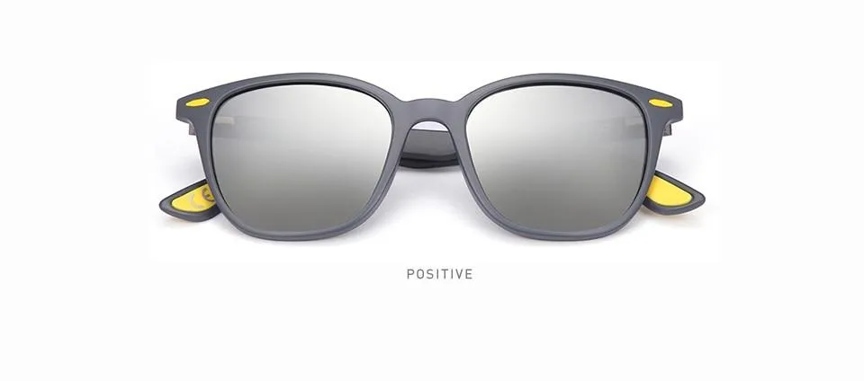 Men and Women Classic Design Polarized Square Frame Sungasses