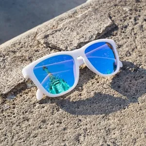 Men and Women Polarized Mirror Uv400 Lenses Square Sunglasses