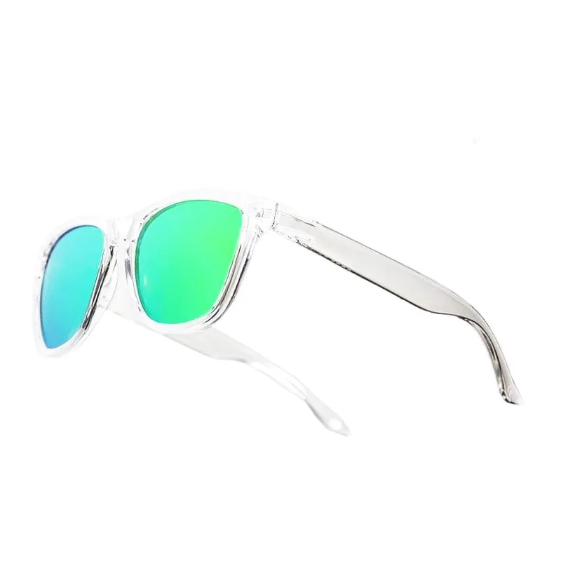 Men and Women Polarized Mirror Uv400 Lenses Square Sunglasses