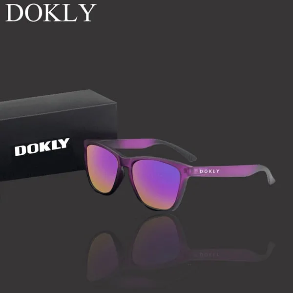 Men and Women Polarized Mirror Uv400 Lenses Square Sunglasses