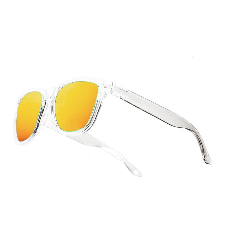 Men and Women Polarized Mirror Uv400 Lenses Square Sunglasses