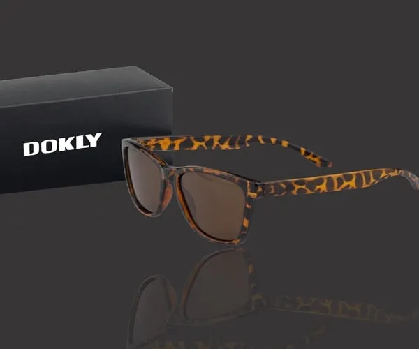 Men and Women Polarized Mirror Uv400 Lenses Square Sunglasses