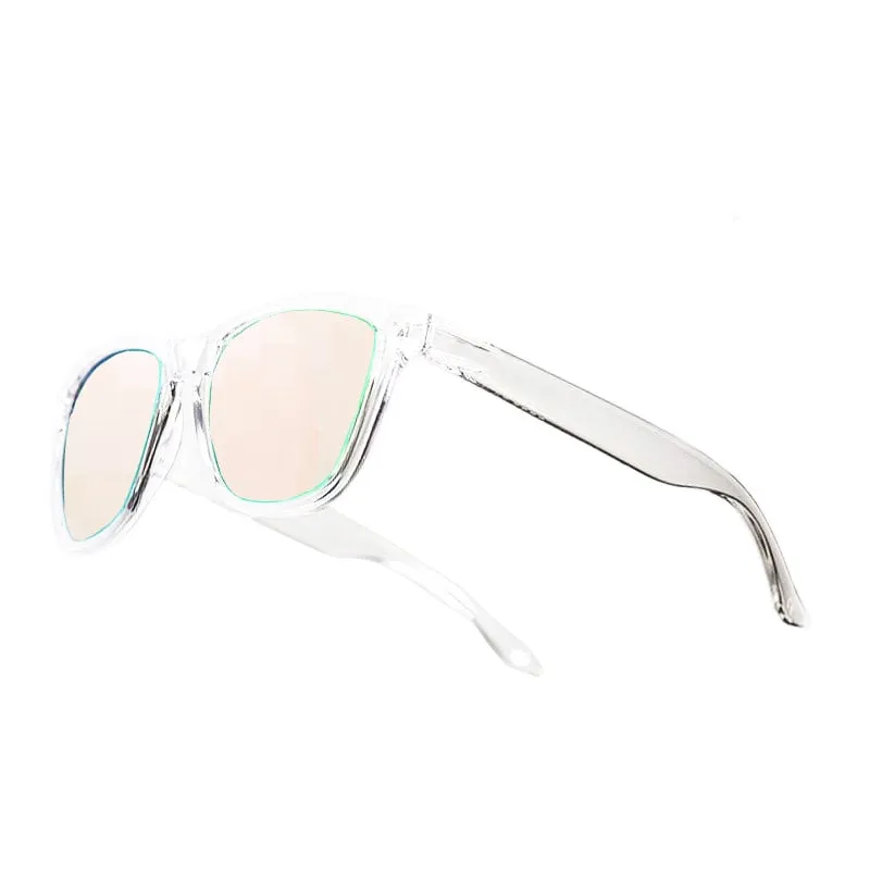 Men and Women Polarized Mirror Uv400 Lenses Square Sunglasses
