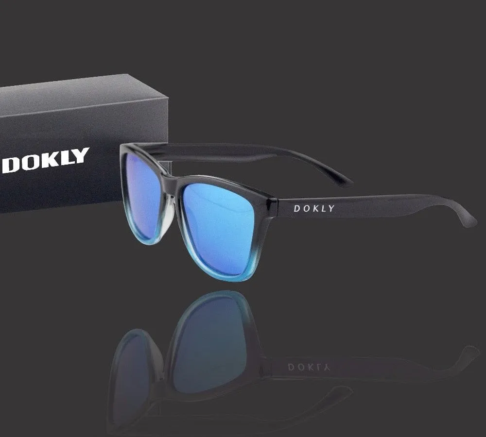 Men and Women Polarized Mirror Uv400 Lenses Square Sunglasses