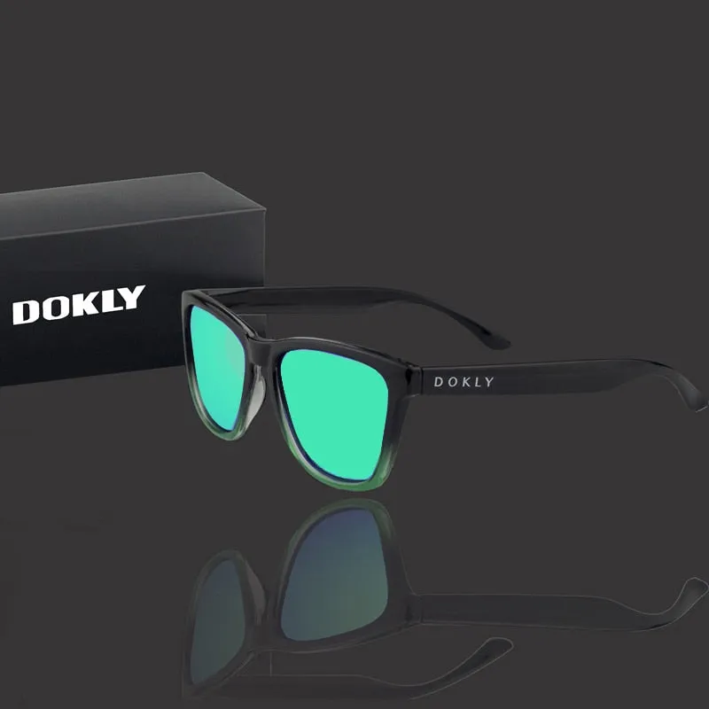 Men and Women Polarized Mirror Uv400 Lenses Square Sunglasses