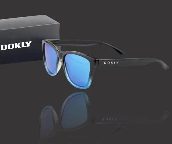 Men and Women Polarized Mirror Uv400 Lenses Square Sunglasses