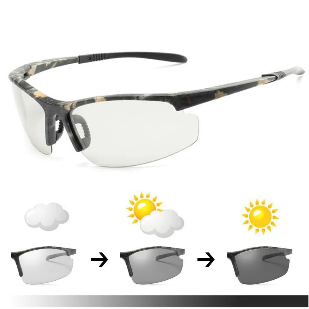 Men and Women Polarized Photochromic UV400 Cycling Sunglasses
