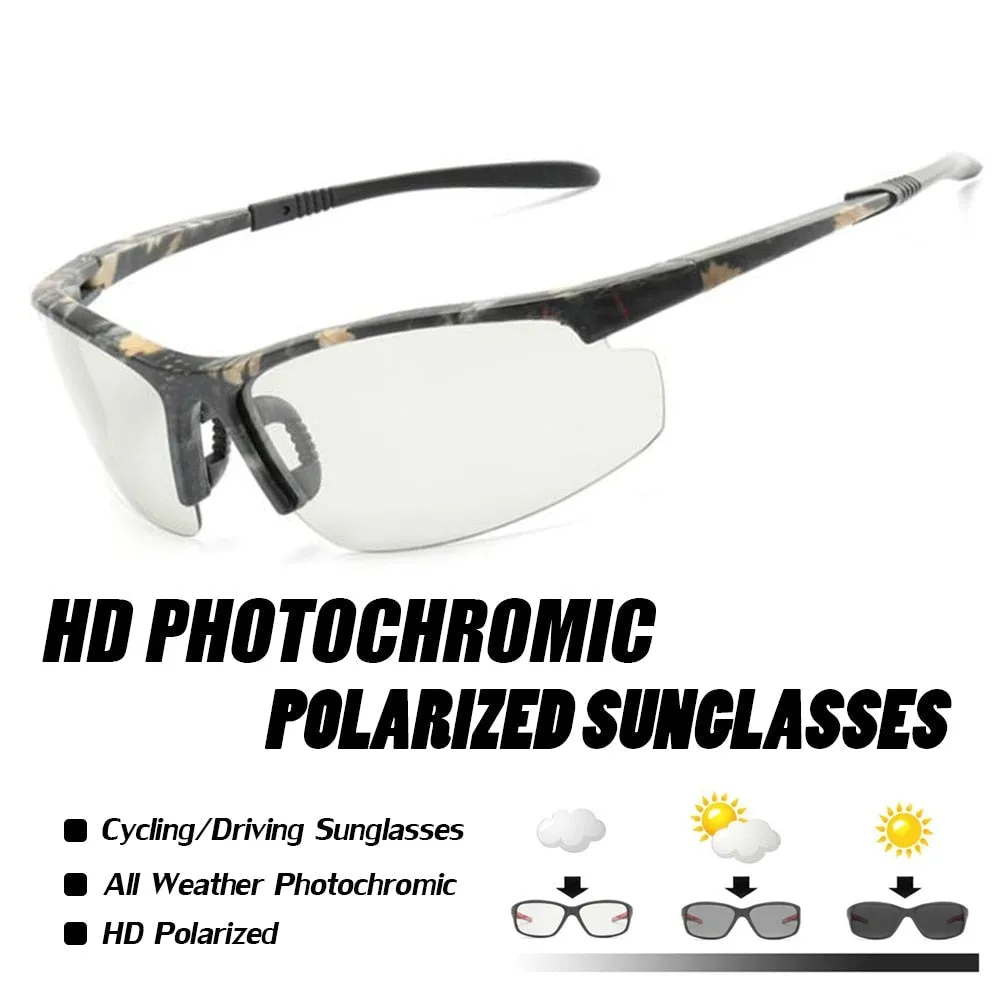 Men and Women Polarized Photochromic UV400 Cycling Sunglasses