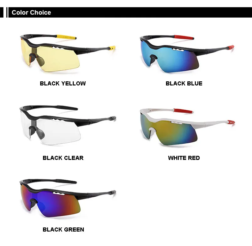 Men and Women UV 400 Lightweight Eye Wear Cycling Sunglasses