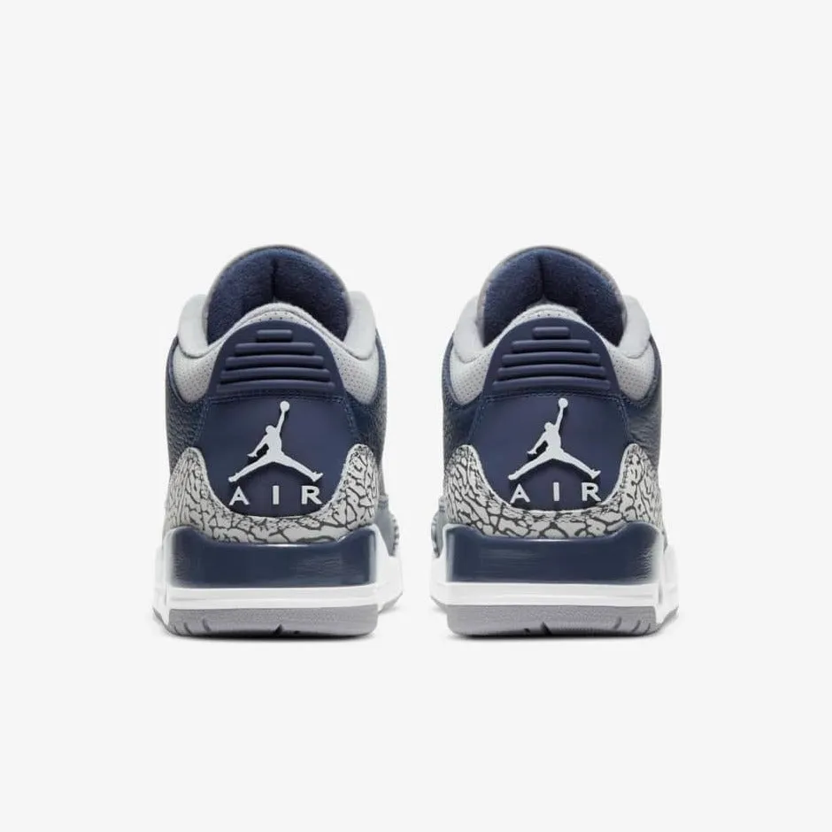 Men's Air Jordan 3 Retro "Georgetown" (Midnight Navy/Cement Gray)(CT8532-401)