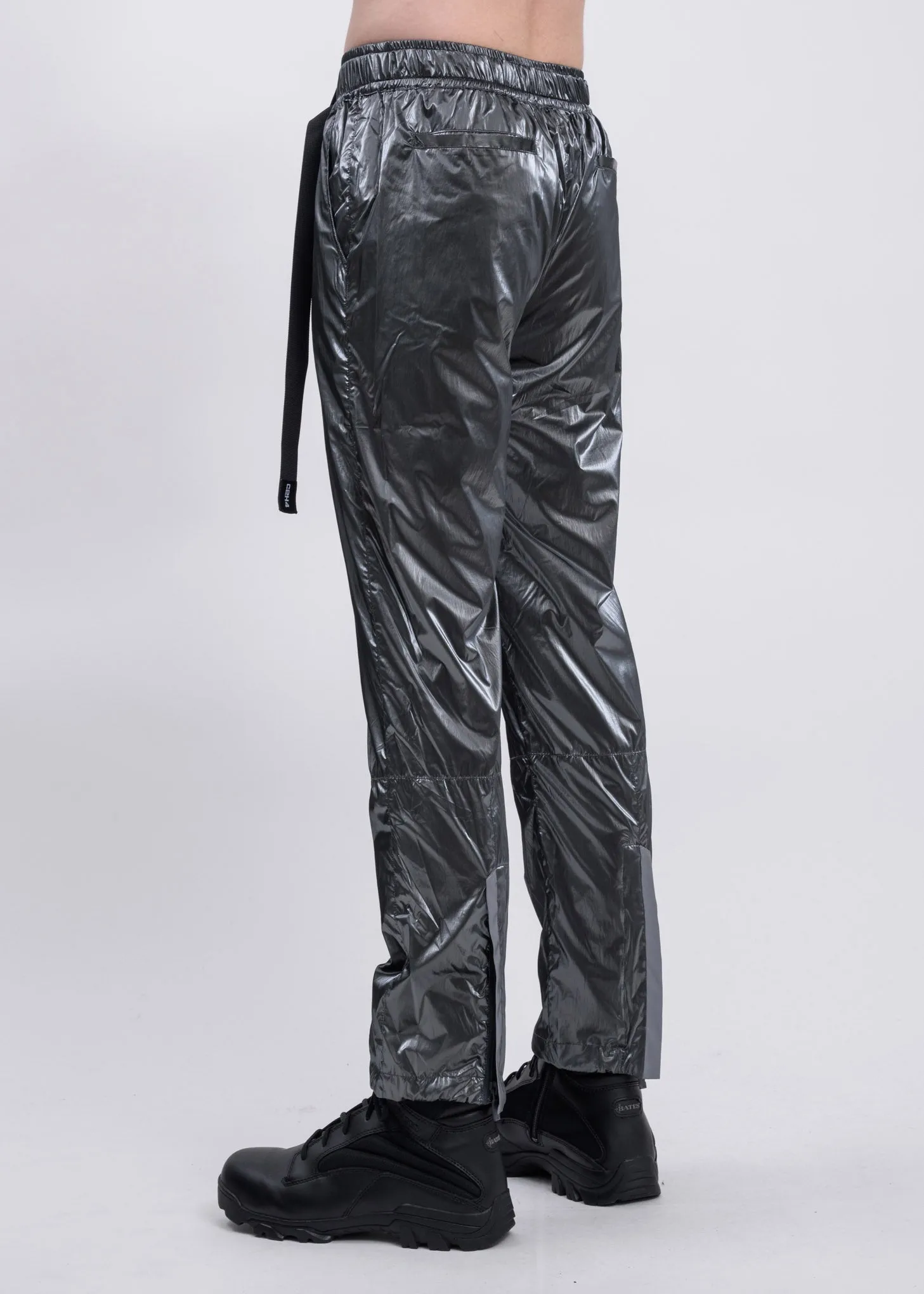 Metallic Buckle Track Pants