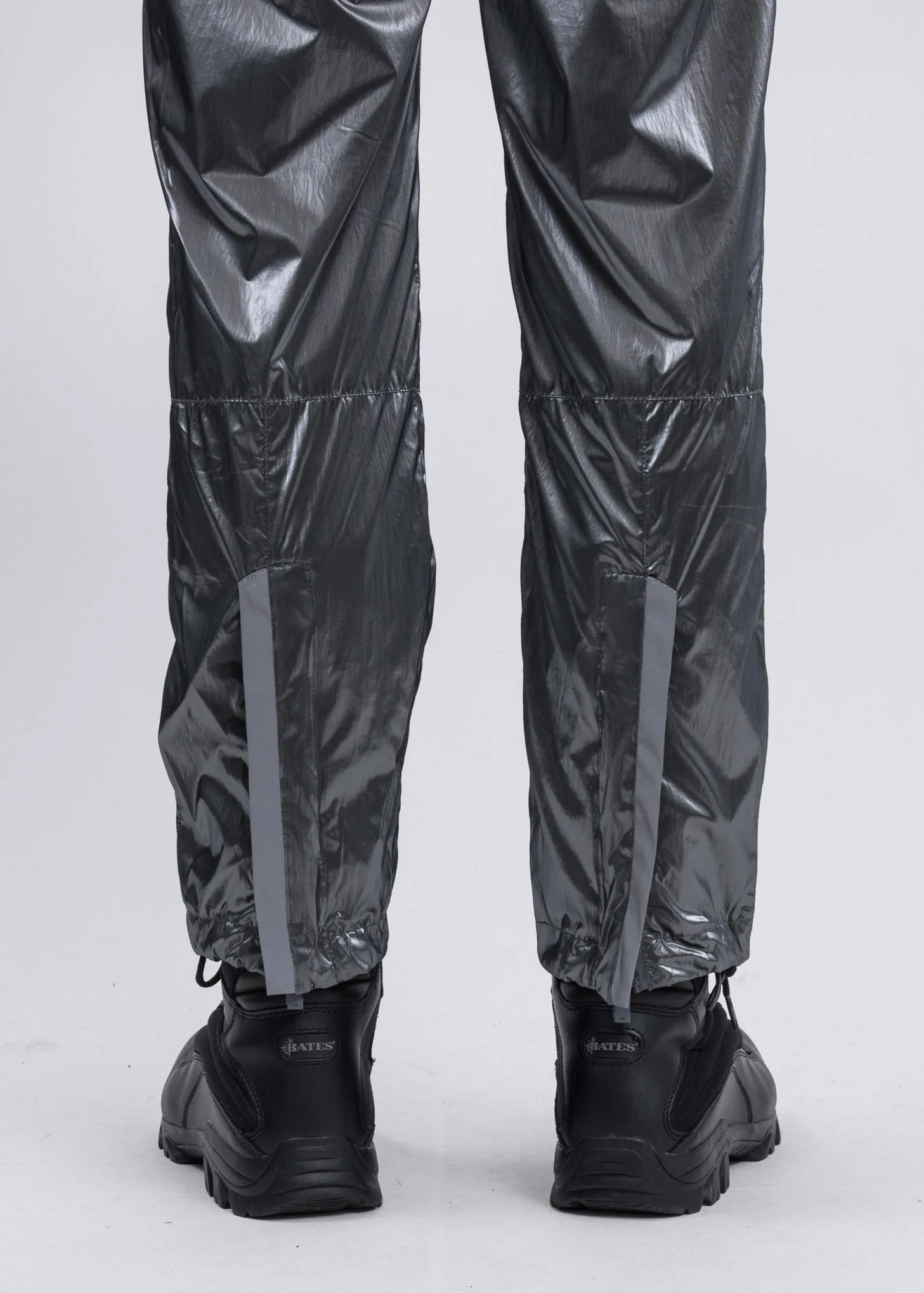 Metallic Buckle Track Pants