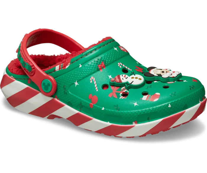 MICKEY XMAS LINED CLOG